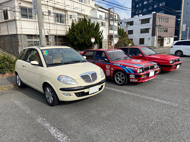 デルタのLANCIA  DELTA integrale 16V・2022新春ツーリング・レプリカカラー・三崎港・LANCIAイプシロンに関するカスタム事例の投稿画像3枚目