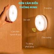 Đèn Cảm Biến, Đèn Led Cảm Ứng Chuyển Động Dán Tường Sạc Usb, Đèn Duy Thắng