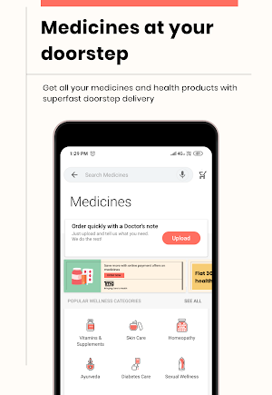 1mg - Online Medical Store & Healthcare App screenshot 2