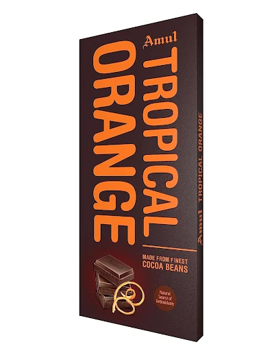 Amul Tropical Orange Chocolate 150G 150 Gm