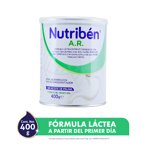 Fórmula Infantil Nutribén Ar Anti Reflujo x 400 gr