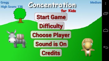 Concentration for Kids Screenshot