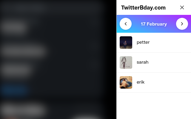 TwitterBday Preview image 0
