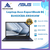 Laptop Asus Expertbook B1 B1402Cba - Ek0454W (I3 - 1215U/ 8Gb Ddr4/ 256Gb Pcie/ Intel Uhd/ 14Inch Fhd/ Win11 Home/ Black/ 1Y On - Site ) - Hàng Chính Hãng