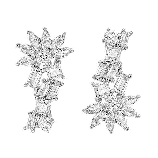 Title 2, 4428E Personality S925 Silver Inlaid 5A Zircon ...