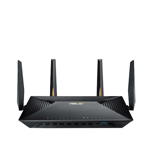 Router Wifi ASUS BRT-AC828 (Chuẩn Doanh Nghiệp) AC2600 MU-MIMO, 2 cổng WAN VPN, AiProtection, USB 3.0 x 2