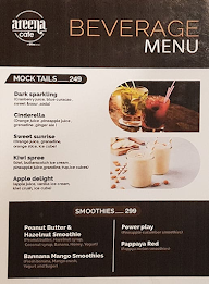 Areena Bar menu 1