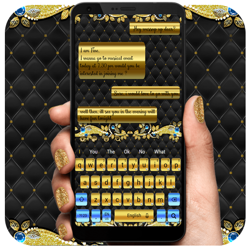 Elegant Gold Black Theme