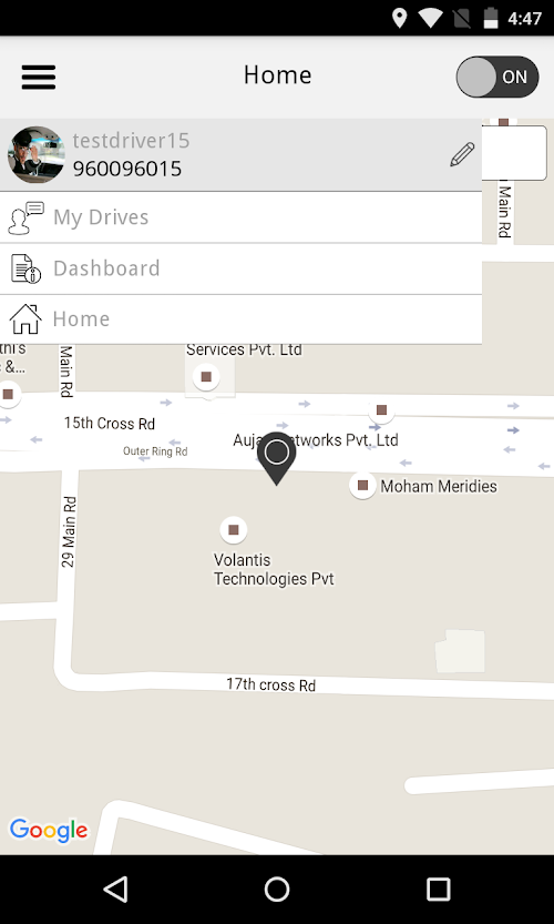 Android application Partner App screenshort