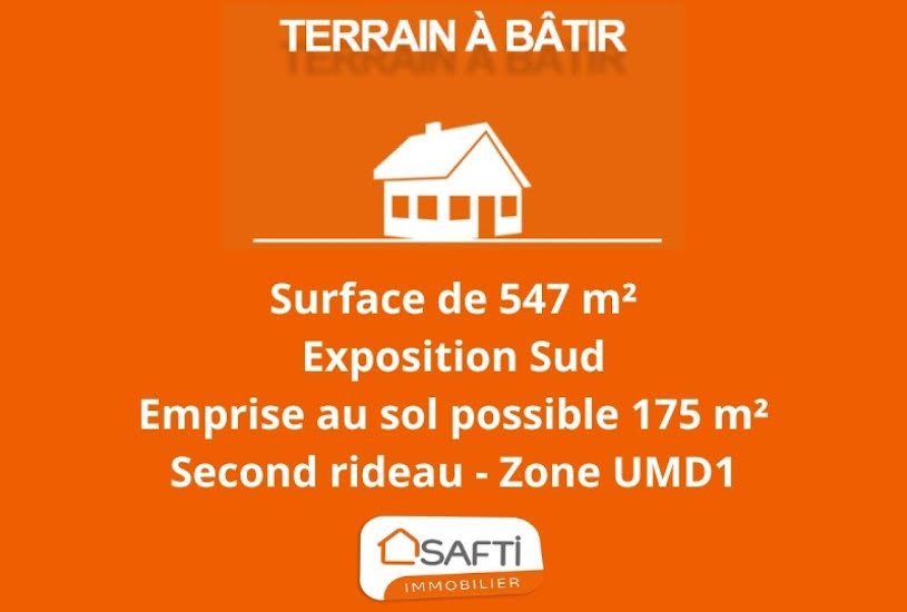  Vente Terrain à bâtir - 547m² à Saint-Sébastien-sur-Loire (44230) 