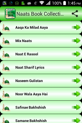 Naat Books Collection Lyrics