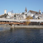 Spreuer Bridge in Lucerne in Lucerne, Switzerland 