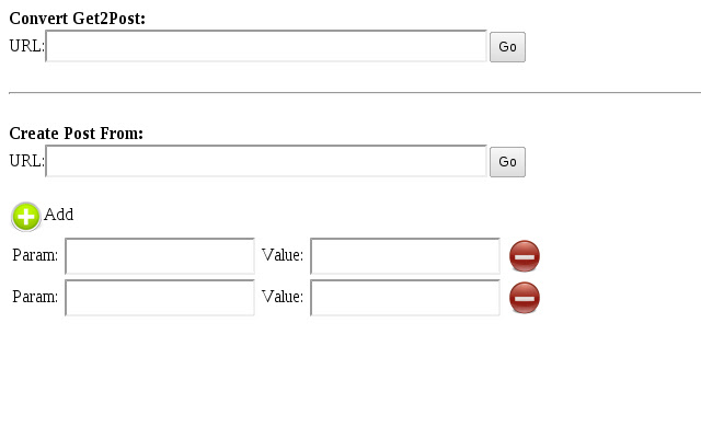 Get2Post & PostForm