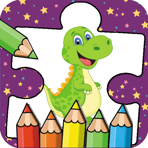 Download Dinosaur Coloring Book & Puzzle 