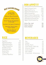 Egg Cafe menu 1