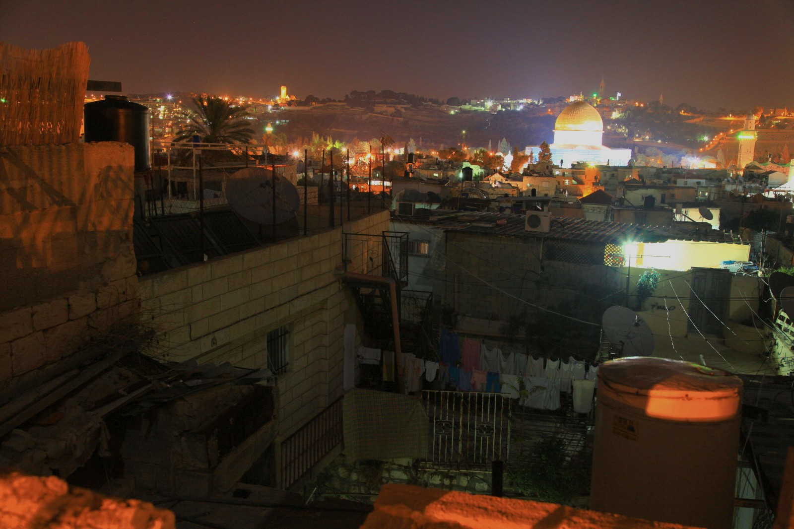 The Dome of The Rock from the roofs of Jerusalem