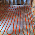 Tubing for in floor heating