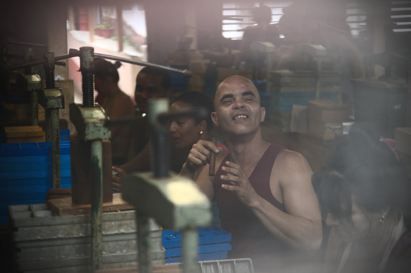 Cigar factory in Santa Clara