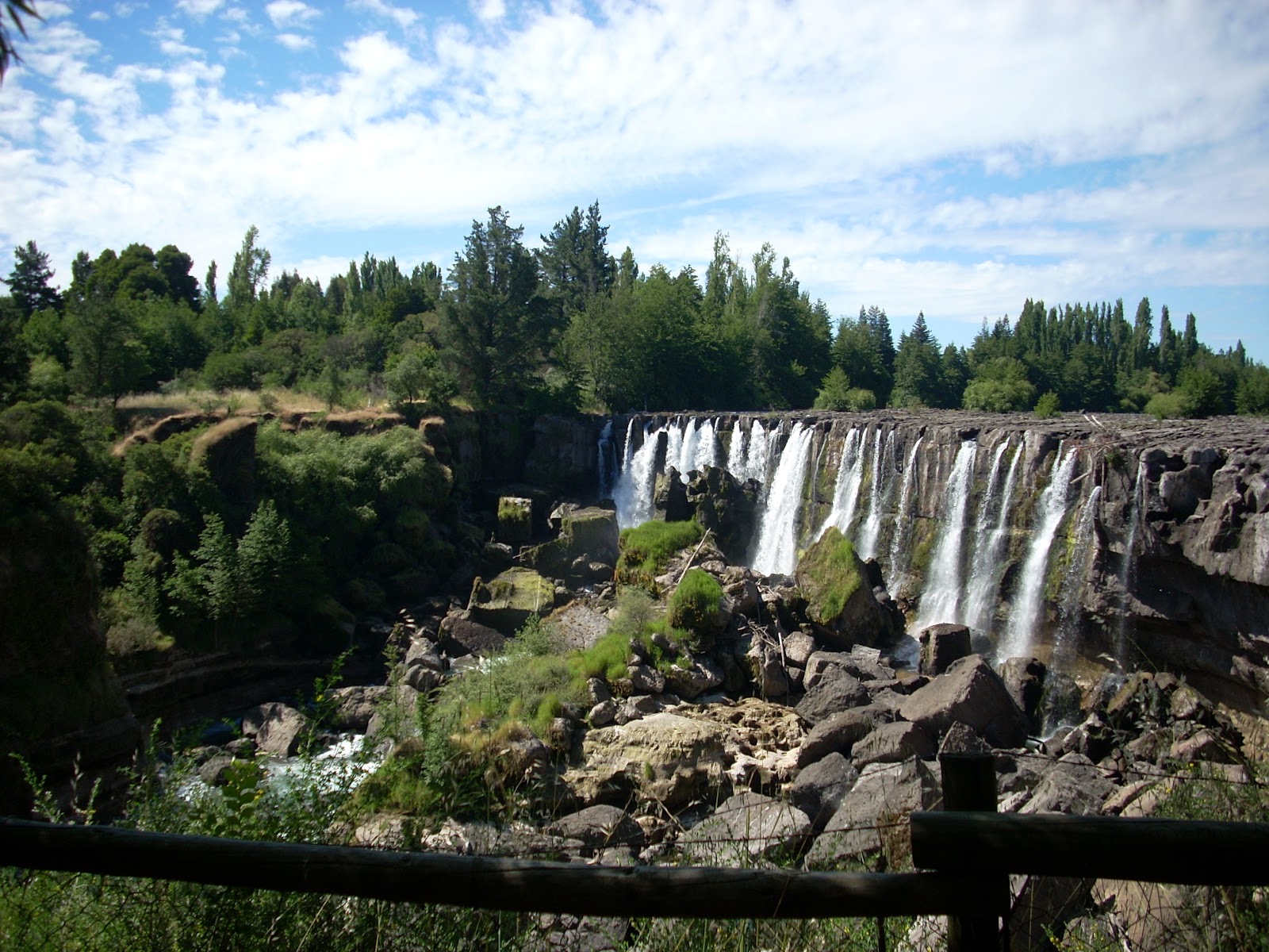 This was the view from my campsite. Unfortunately they don't turn the falls off at night, so it was a little noisy.