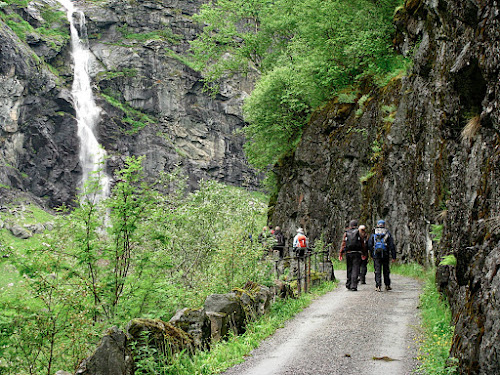 While hiking with HF Holidays near Flåm, Norway
