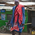 Masai is always a masai, even if wearing a jacket