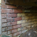 Brick in need of tuck pointing