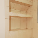 Tile shelves