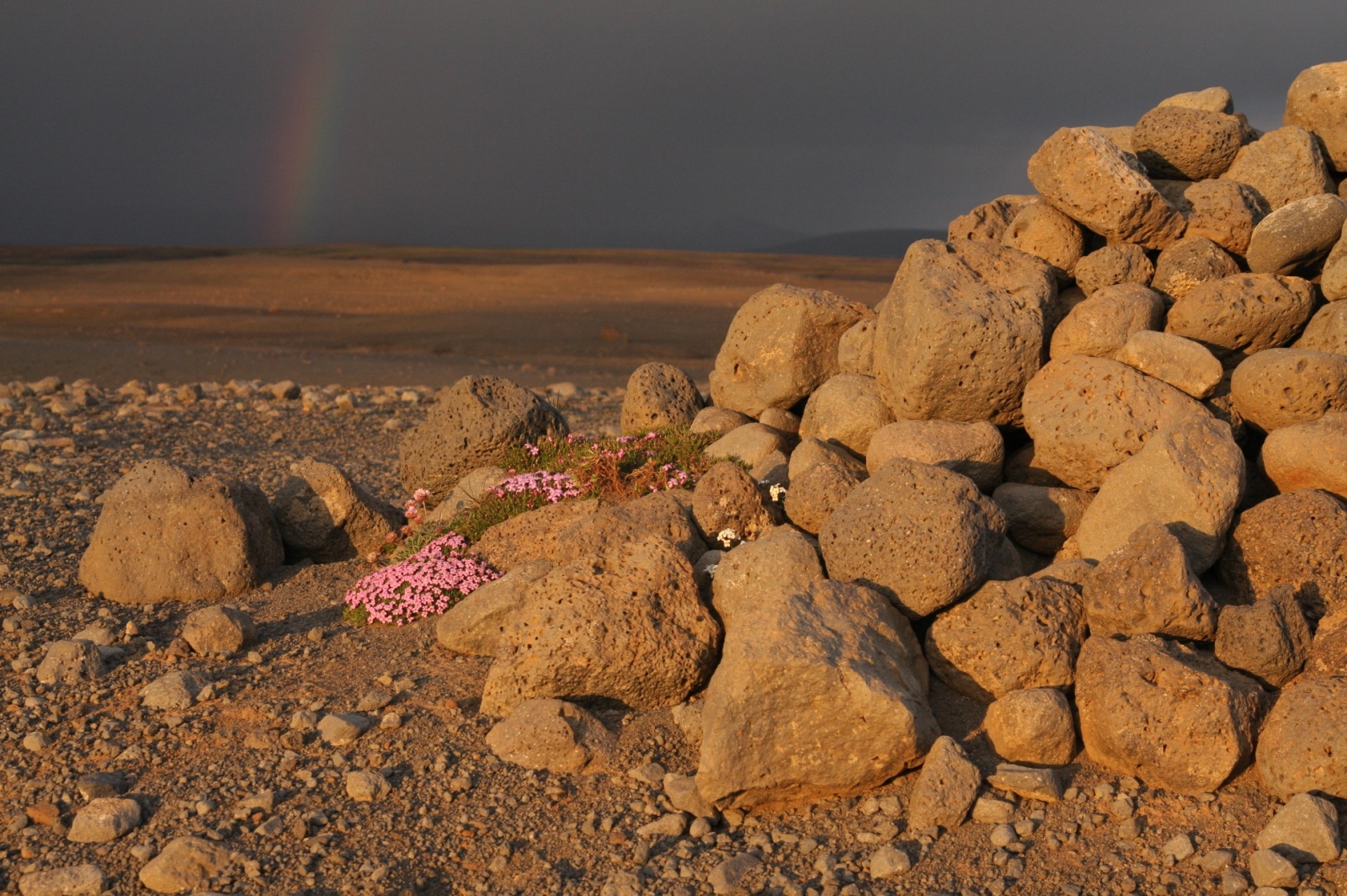 Piles of stones used to mark paths here for hundreds of years