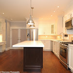 Kitchen Floor renovated with Unfinished Stained Oak