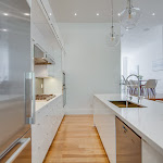 Modern kitchen with caesarstone countertop