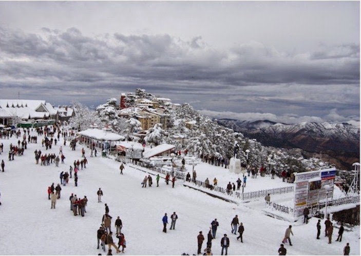 Snowfall in Shimla