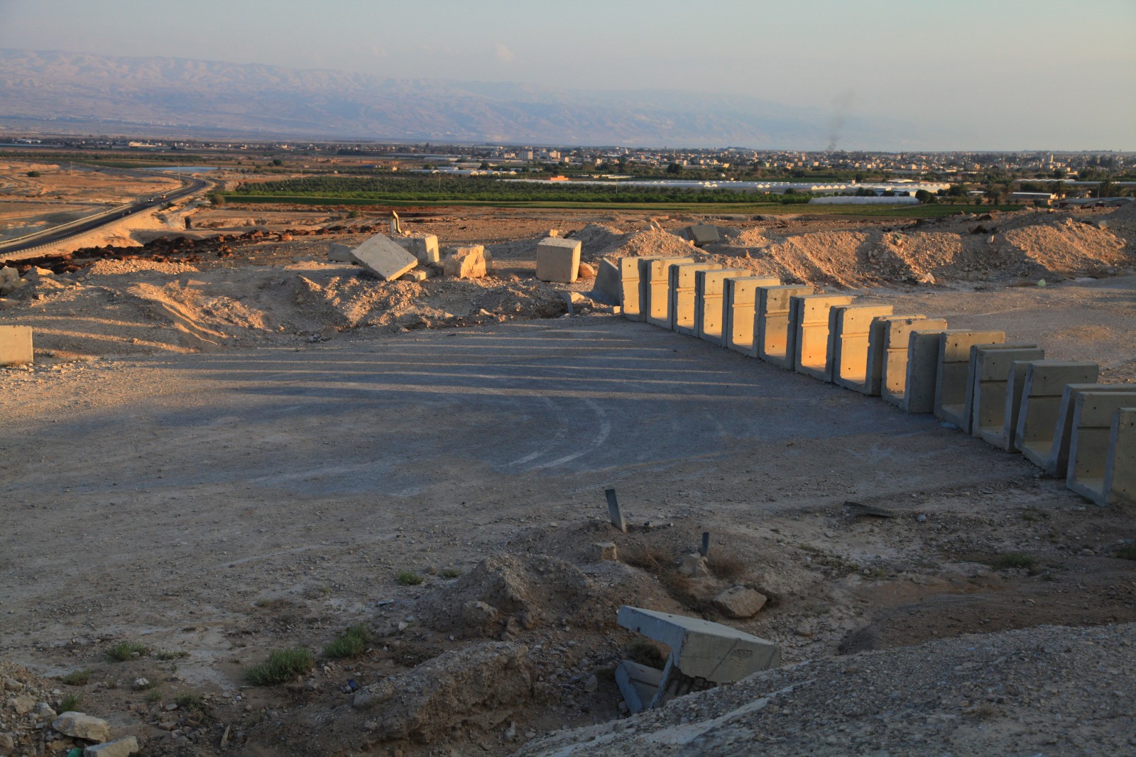 Most of the roads to Jericho are purposely damaged