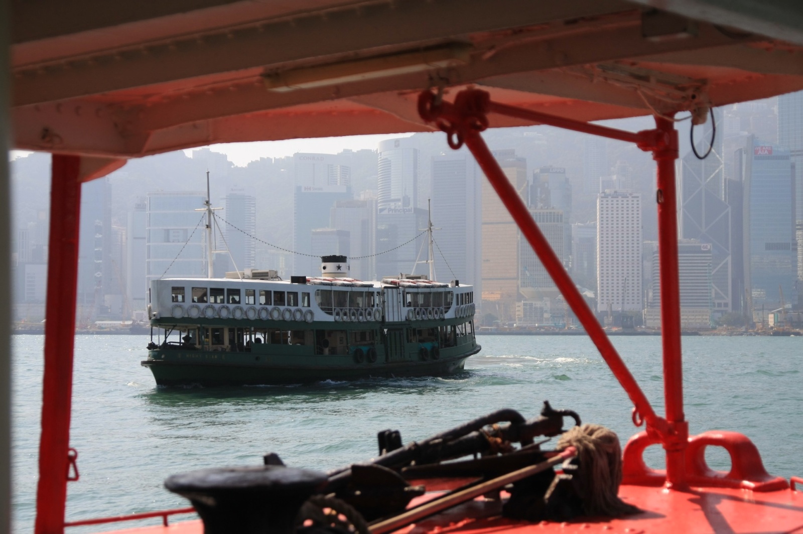 Aboard the Star Ferry