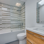 Family bathroom with shower bath