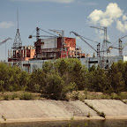 Unfinished reactor of Chernobyl power plant