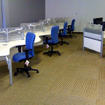 New office completion with desks