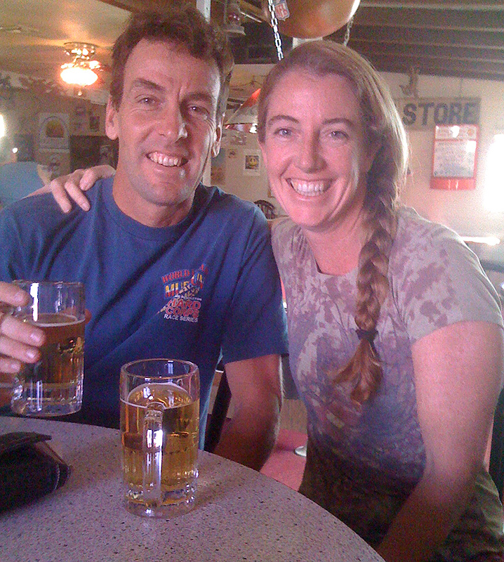 First stop was a beer at the Lazy Lizard in Ocotillo.