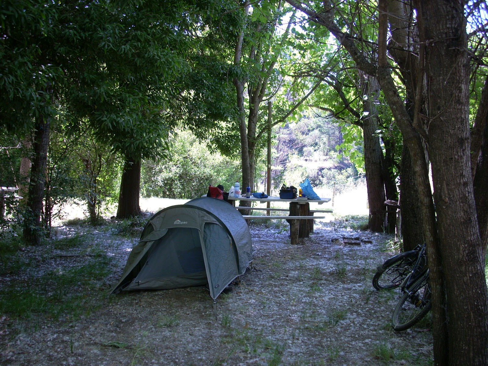 First campsite. I was the only one there. The owner told me that it would be another 3-4 weeks before most tourists showed up.