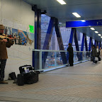 White people playing violins in public places? Hong Kong is full of contrasts :-)