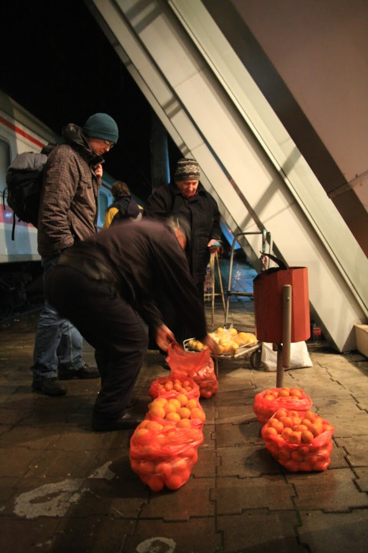 Ajarian mandarin oranges are mostly rotting on the trees because Russia doesn't import them anymore...