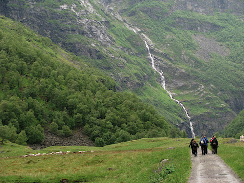 While hiking with HF Holidays near Flåm, Norway