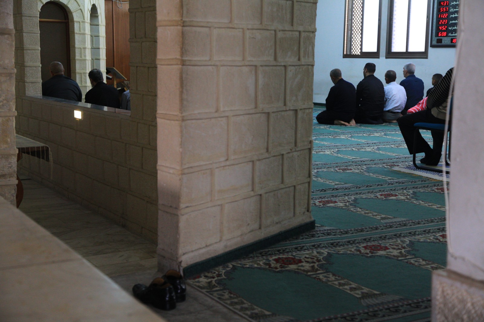 Inside of the White Mosque, I wonder what these numbers on the wall mean