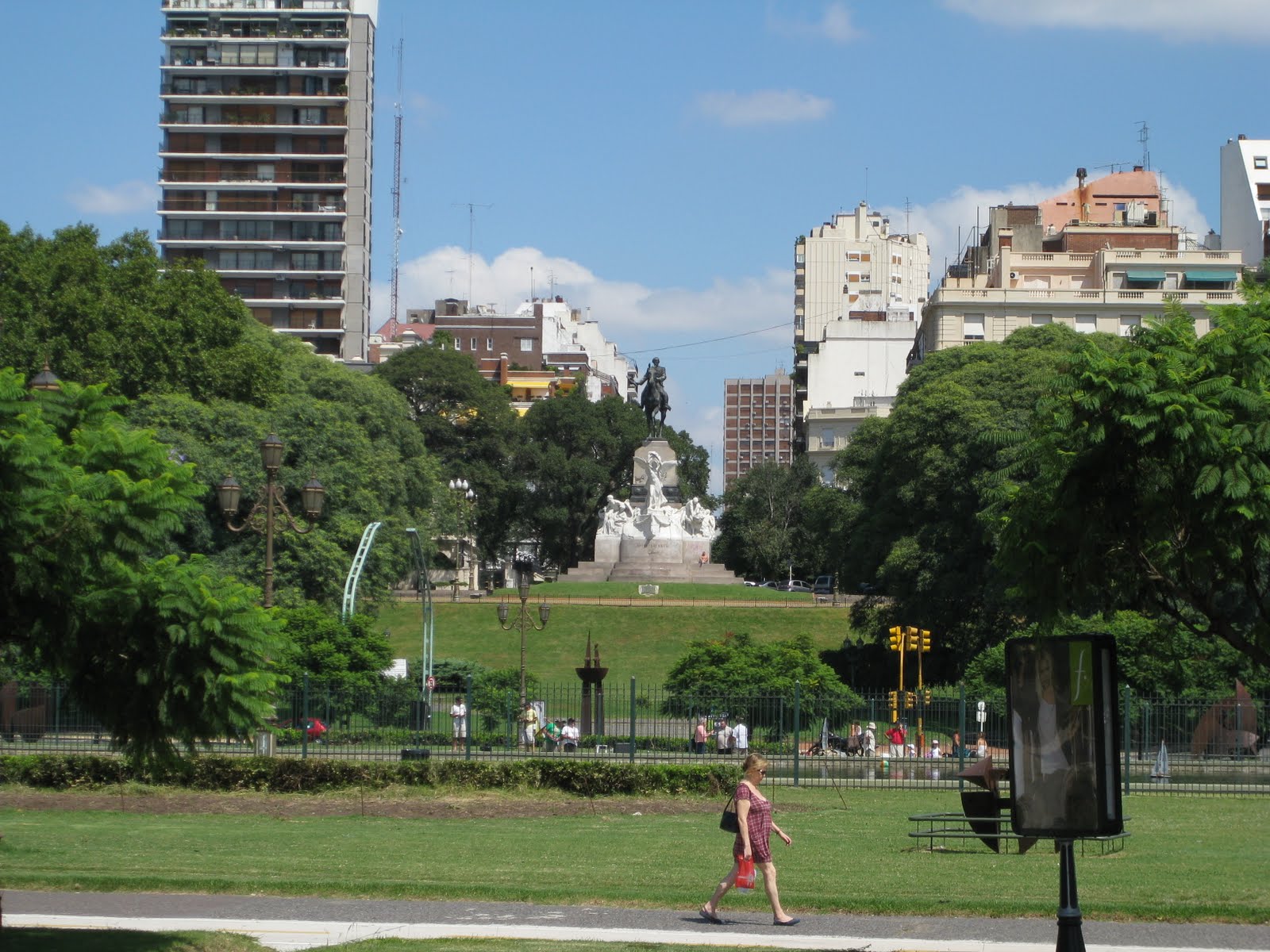 Park in the rich part of town