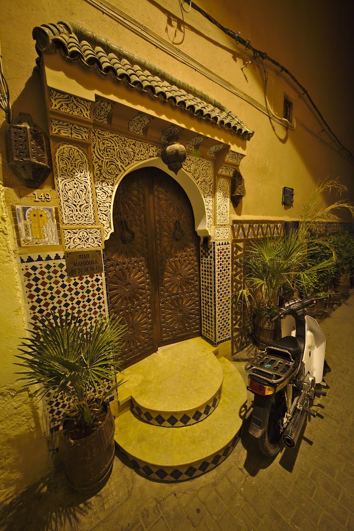 Entrance to our riad (hotel)