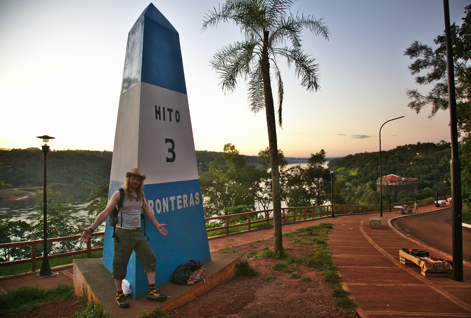 Argentinean side of Tres fronteras