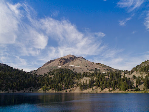 Mt. Lassen overlook Lake Helen