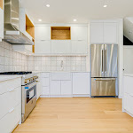 New kitchen with which cabinetry