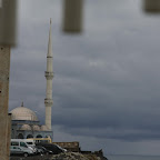 A mosque is the first thing you see in Turkey