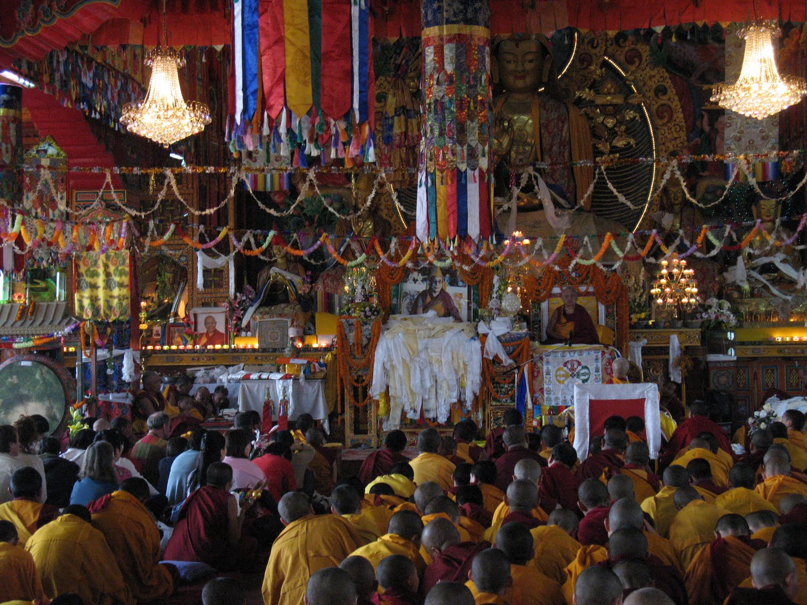 Long life puja at Kopan Monastery, December, 2008.