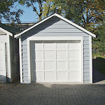 Photo showing front access to garage